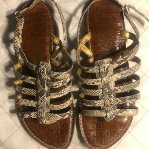Sale🔥🔥🔥 Sam Edelman Snakeskin Gladiator Sandals